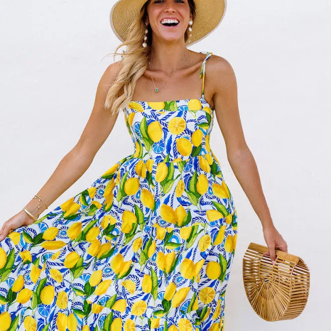 dress Kenny Flowers Women's The Positano Organic Rayon Maxi Dress Kenny Flowers $168