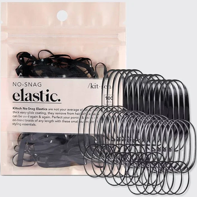 accessory Kitsch No-Snag Elastics 100pc Set Kitsch $4.2