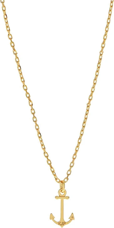 accessory KJP Coastal Charm Anchor Pendant Necklace Kiel James Patrick $38