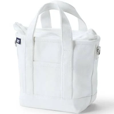 bag Lands' End Small 3-Pocket Zip Top Canvas Tote Bag Target $35.96