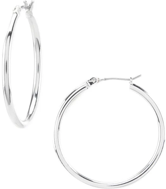 accessory LAUREN Ralph Lauren Eleanor Thin Hoop Earrings Dillard's $32