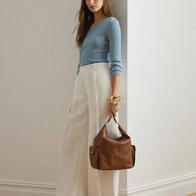 bag Lauren Women's Ralph Lauren Nappa Leather Large Blaike Shoulder Bag Ralph Lauren $450