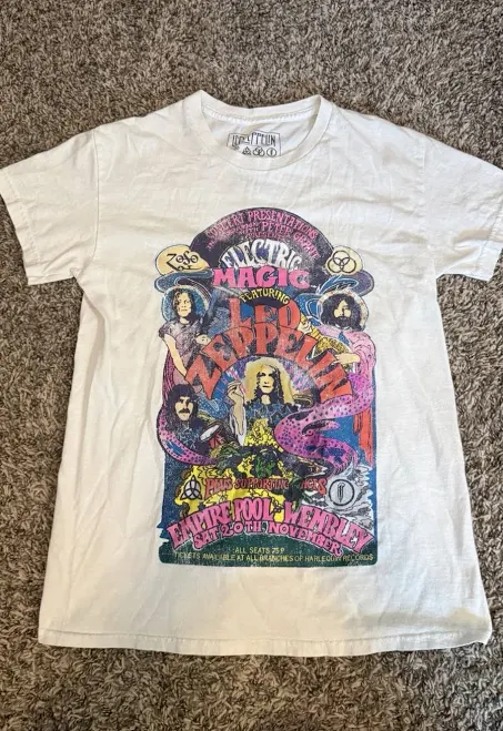 top Led Zeppelin Electric Magic T-Shirt eBay $12.6