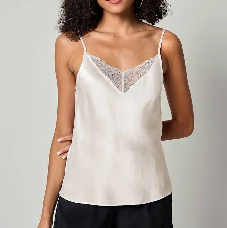 top Lilysilk Women's V Neck Lace Silk Camisole LilySilk $115