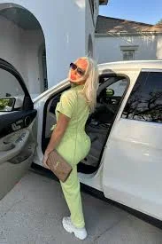 jumpsuit Lime Green Denim Utility Jumpsuit Kendry Collection Boutique $20