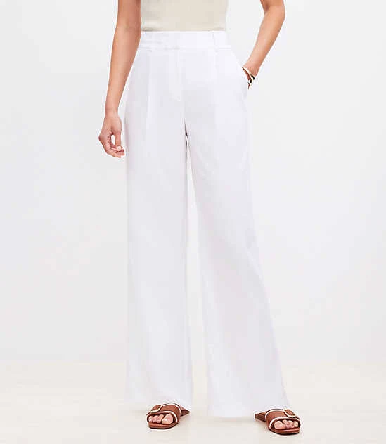 pants Loft Women's Peyton Linen Blend Trouser Pants LOFT $29.99