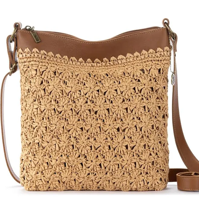 bag Lucia Straw Crochet Crossbody Bag The Sak $129