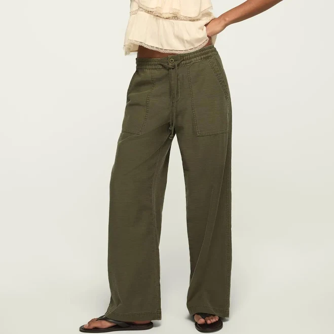 pants Lucky Brand Women's Wide Leg Utility Pants Lucky Brand $59.4