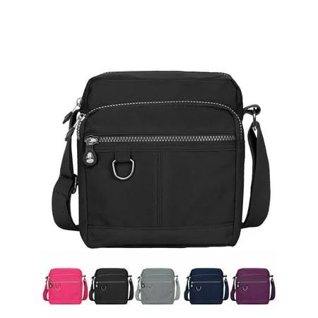 bag luxtrada Casual Nylon Purse Handbag Crossbody Bag Waterproof Shoulder Bag with Zipper Pockets for Women Walmart - 2DXuixsh Clothing $15.98