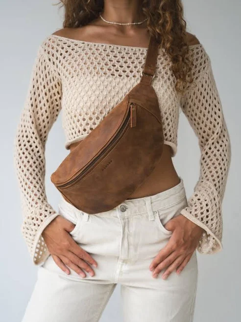 bag Mandrn The Atlas Handmade Leather Fanny Pack Mandrn.com $209