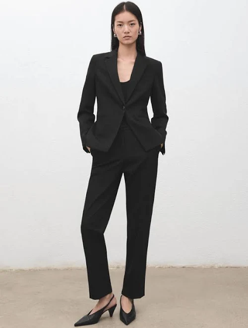 outerwear MANGO Fitted Suit Blazer shop.mango.com $89.99