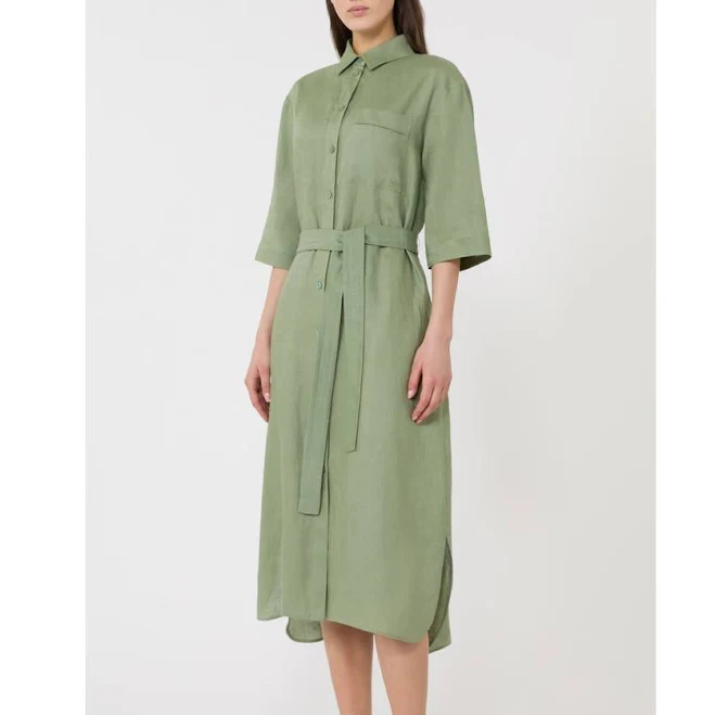 dress Max Mara Women's Washed Linen Shirt Dress Nordstrom $460