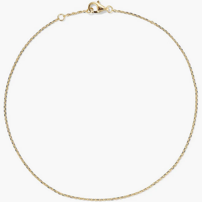 accessory Mejuri 14K Gold Chain Anklet Mejuri US $268