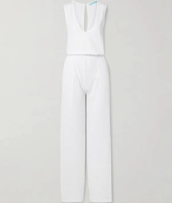 jumpsuit Melissa Odabash Women's Gracie Crocheted Jumpsuit NET-A-PORTER $130