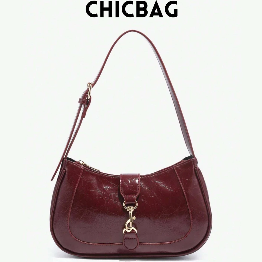 bag Minimalist Faux Leather Saddle Bag with Gold Clasp Etsy - Seller $42.9