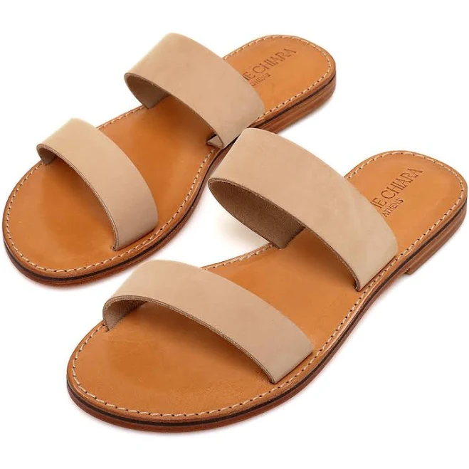 shoes Minimalist Two Strap Leather Sandals Etsy - ChristieChiaraSandal $85.12