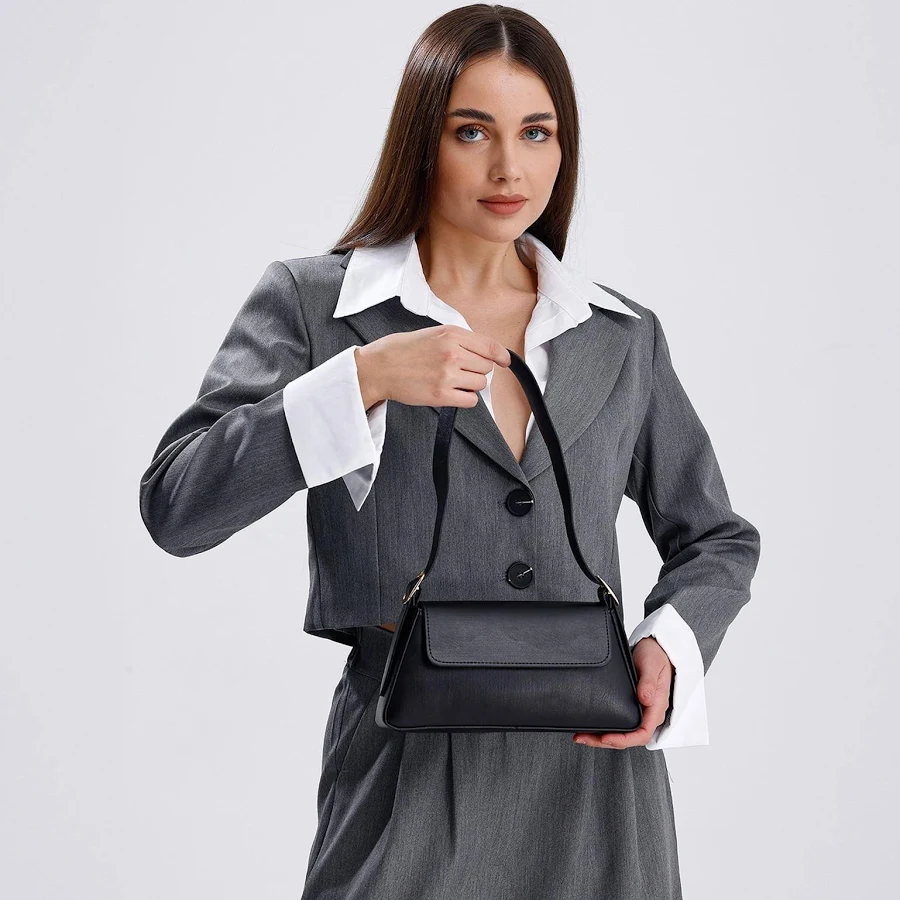 bag Minimalist Vegan Leather Baguette Bag Etsy - Seller $40.5