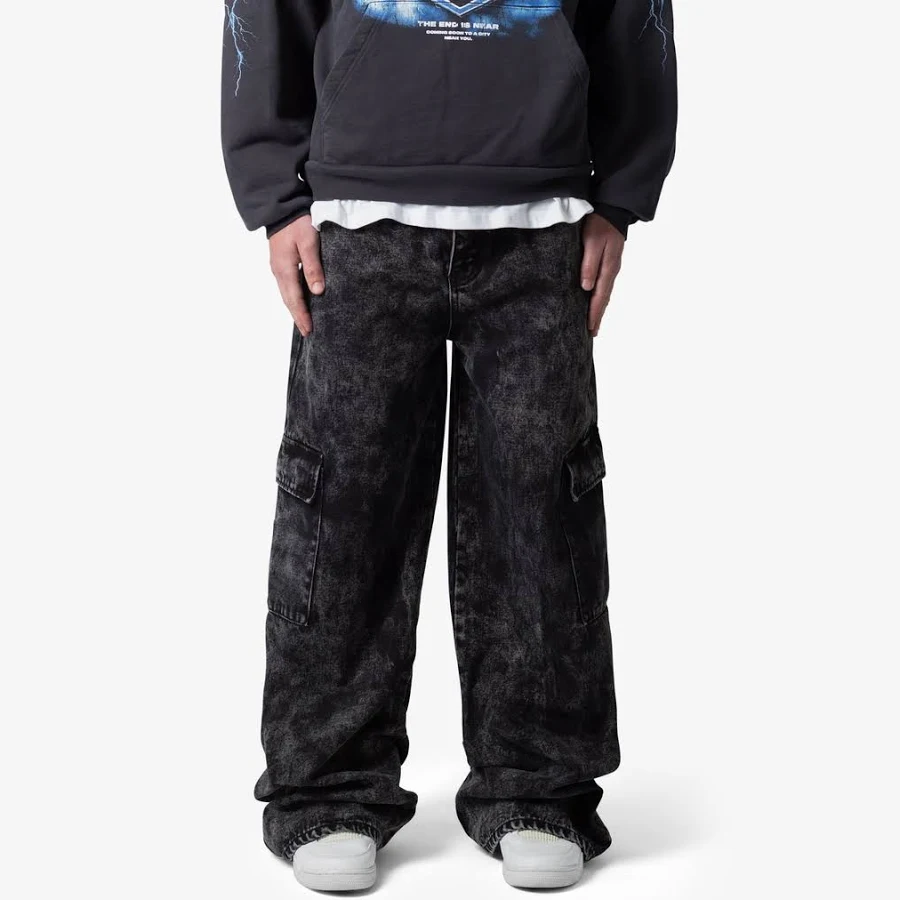 cargo pants mnml Men's Void Baggy Cargo Denim mnml $36