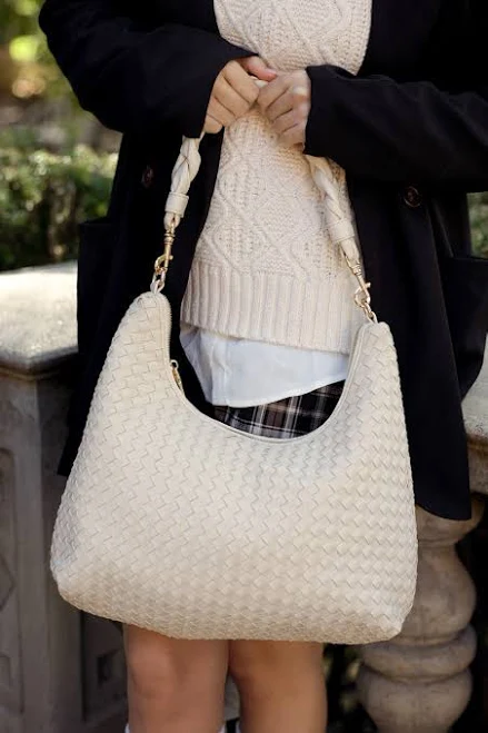 bag Modern+Chic Kelly Woven Convertible Crossbody Shoulder Bag Modern and Chic $79