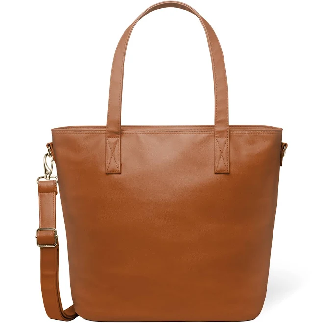 bag Modern Vegan Leather Tote Bag with Compartments and Laptop Sleeve Simple Modern $39.99