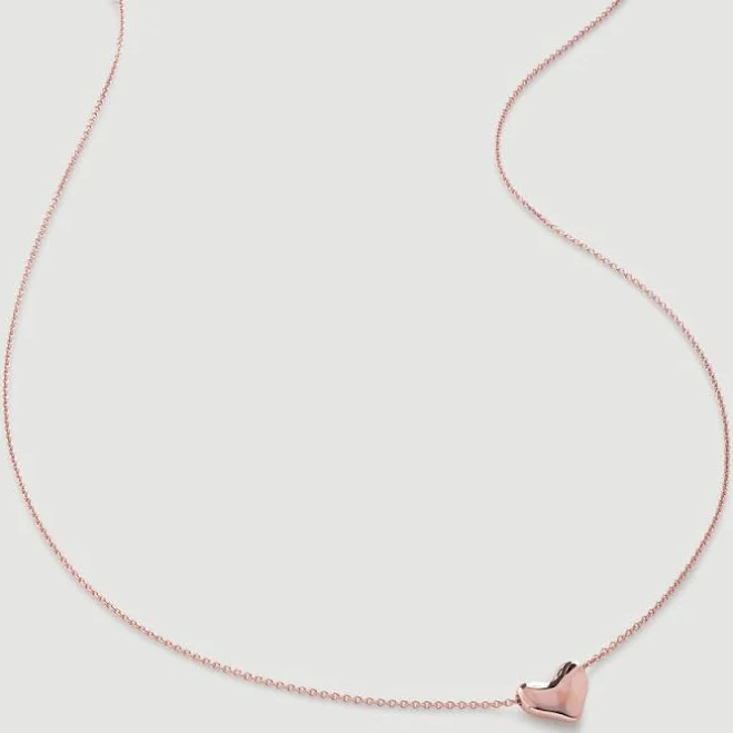 accessory Monica Vinader Rose Gold Heart Chain Necklace Monica Vinader $149