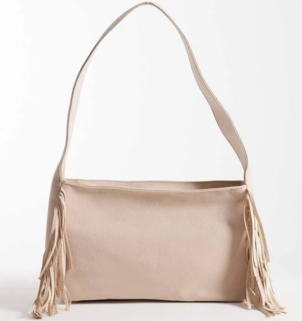 bag My Accessories Faux Suede Slouchy Shoulder Bag ASOS $49
