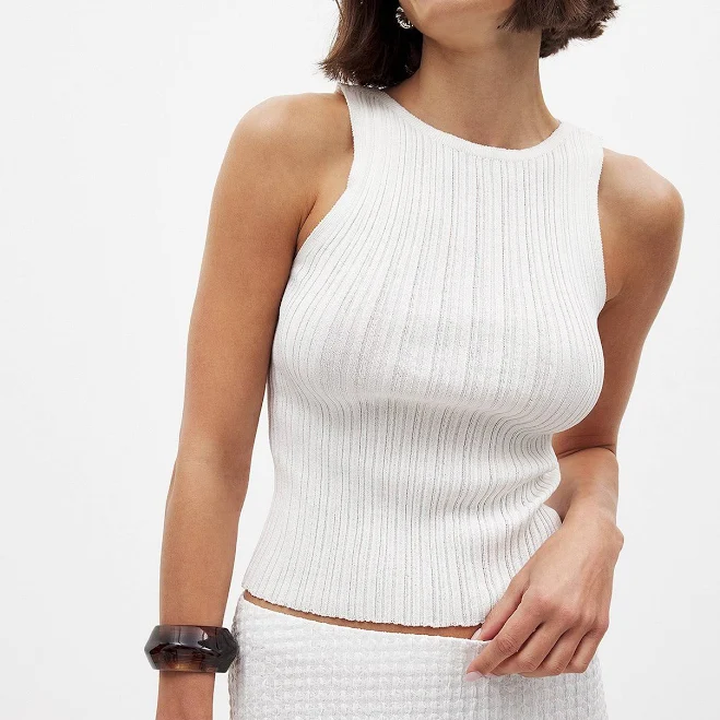 top NA-KD Fine Knitted Sleeveless Top NA-KD $29.95