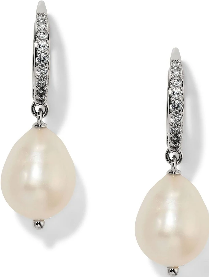 accessory Nadri Women's Madrid Freshwater Pearl Double Drop Earrings anthropologie.com $55