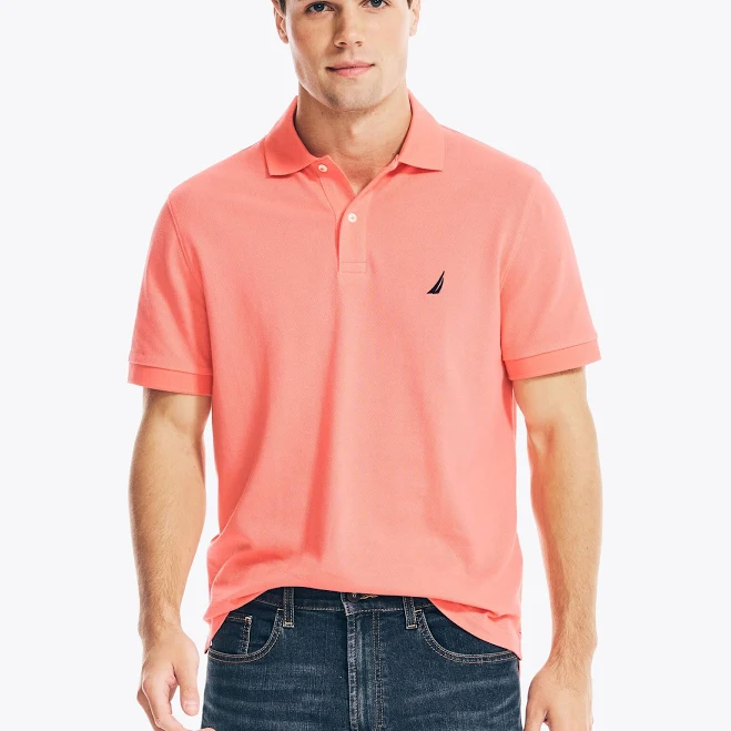 top Nautica Men's Classic Fit Deck Polo Nautica $19.98