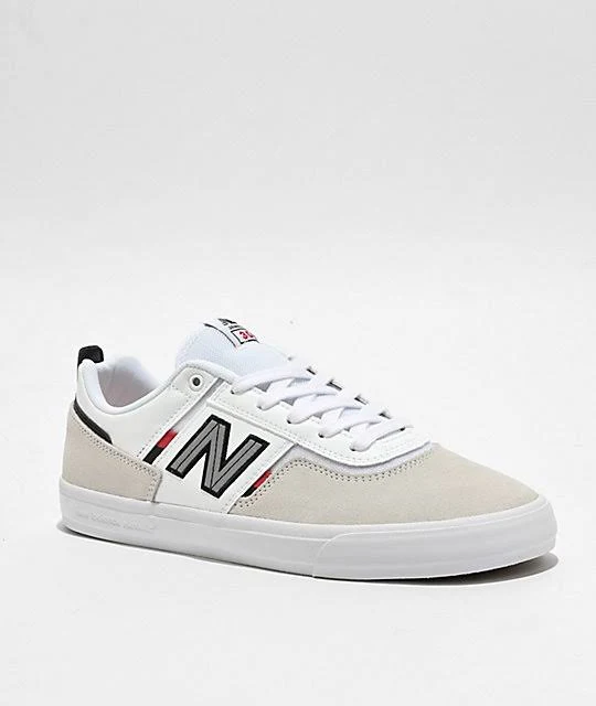 shoes New Balance Numeric 306 Jamie Foy White & Red Skate Shoes Zumiez $89.95