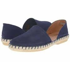 shoes NEW Eric Michael Women Olivia Navy d'Orsay Espadrille Jute Loafer Round Toe Flat eBay $43.6