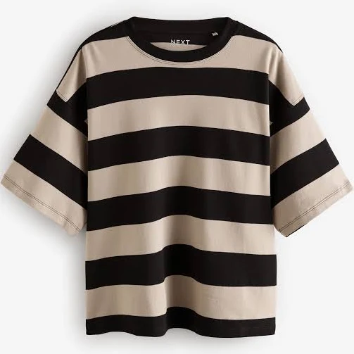 t-shirt Next Oversized Boxy Fit Heavyweight Stripe T-Shirt Next USA $24