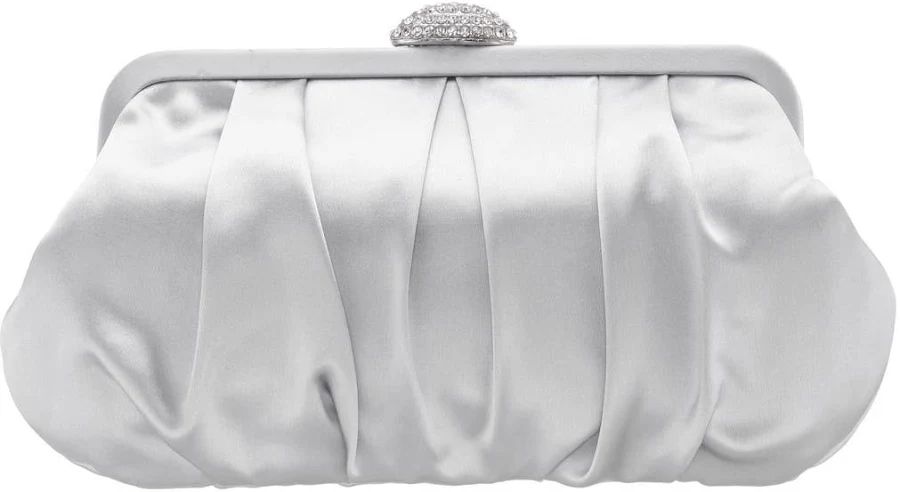 bag Nina Women's Concord Pleated Satin Frame Clutch Nordstrom $75