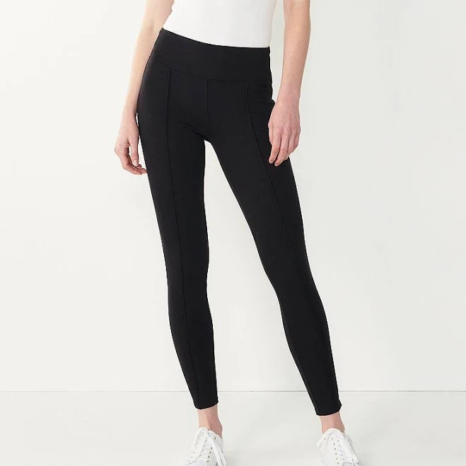 leggings Nine West Women's Mid Rise Stretch Knit Leggings Kohl's $29.99