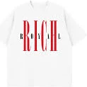 top Nirvana Tee (WHITE/RED/BLACK) Rich Royal USA $9.99