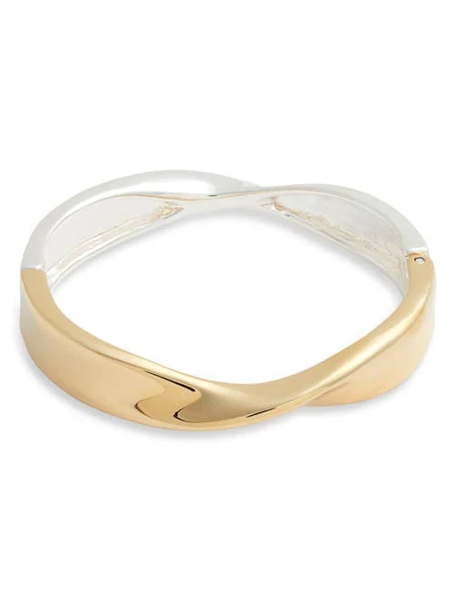 accessory Nordstrom 14K Gold-Sterling Plated Demi Fine Twisted Bangle Bracelet Nordstrom $75