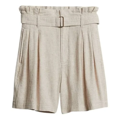 bottoms NWT Womens Size 8 Banana Republic Khaki Beige Linen-Blend Paperbag Short eBay - retropolitanllc $24.99