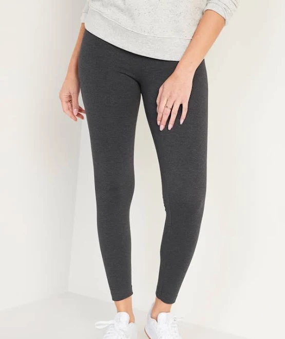 bottoms Old Navy Women's High-Waisted Jersey Leggings Old Navy $10
