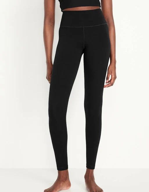 bottom Old Navy Women's High-Waisted Studiosmooth Full-Length Leggings Old Navy $19.99