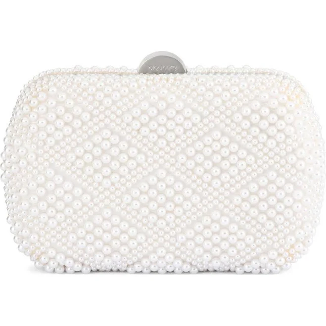bag Olga Berg Claire Faux Pearl Clutch Nordstrom $119
