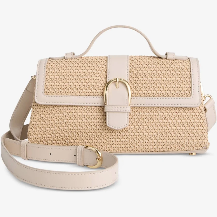 bag On 34th Women's Kristt Straw Satchel Bag Macy's $39.75