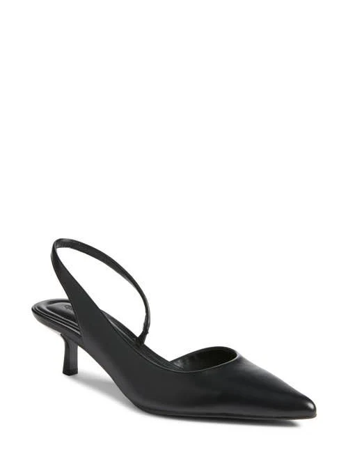 shoes Open Edit Corina Slingback Half D'Orsay Pointed Toe Kitten Heel Pump Nordstrom $69.95