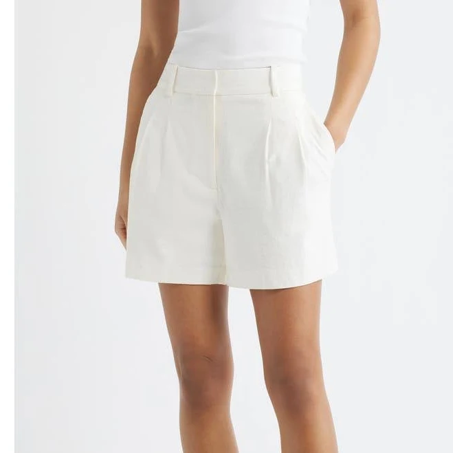 shorts Open Edit Everyday Pleated Linen Blend Shorts Nordstrom $69.5