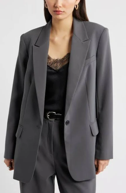 outerwear Open Edit The Icon Relaxed Blazer Nordstrom $74.62
