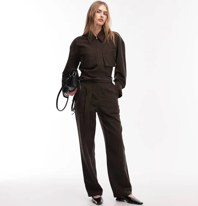 jumpsuit & Other Stories Pure Cotton Utility Jumpsuit with Tie Front Belt ASOS $199