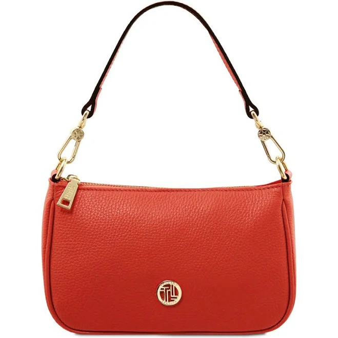 bag Parfait Italian Pebbled Leather Clutch Tuscany Leather $70.2