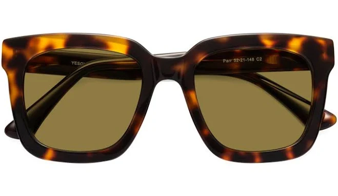 accessory Parr Oversized Acetate Square Sunglasses Yesglasses $102.15