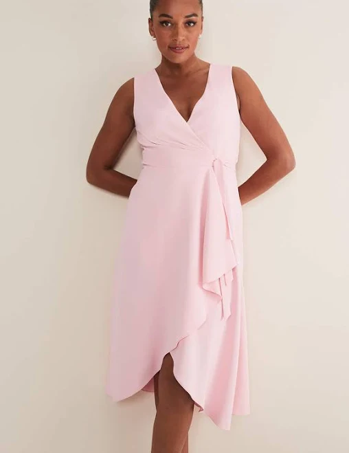 dress Phase Eight Womens Julissa Wrap Midi Dress Phase Eight US $225