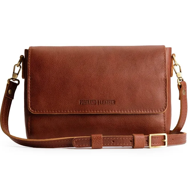 bag Portland Leather Goods Metro Crossbody Bag for Women Handmade from the Finest Full-Grain Hides Portland Leather Goods $88.5