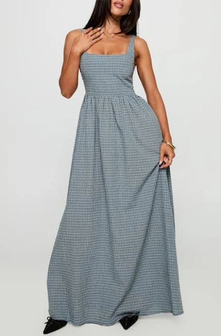 sundress Princess Polly Cartmel Check Maxi Dress Nordstrom $79
